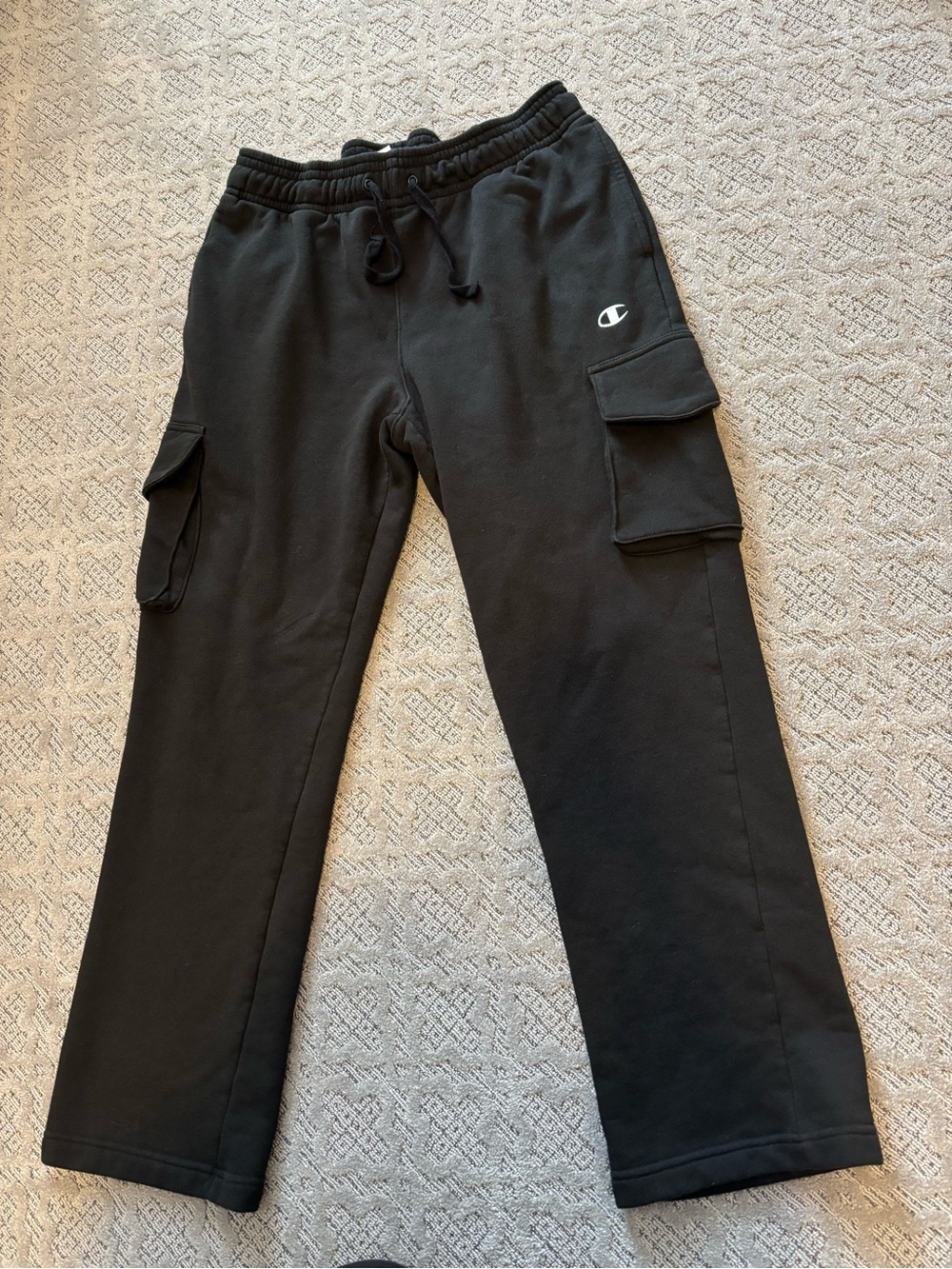 Champion Black Cargo Sweatpants